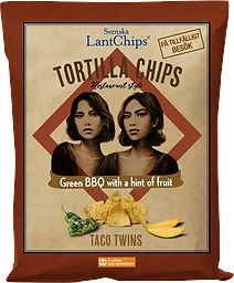 Tortilla Chips Green BBQ fruit 120g LantChips
