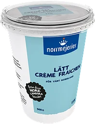 Lätt Crème fraichen Naturell 13% 500g Norrmejerier
