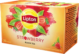 Te Svart Strawberry 20-p Lipton