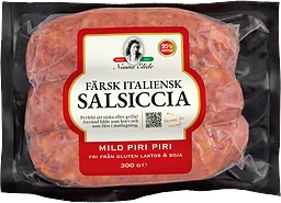 Färskkorv Salciccia Piri Piri 95% Kötthalt 300g Nonna Elide
