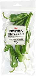 Pimiento de padron 100g Klass 1 ICA