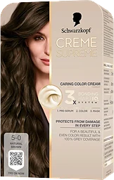 Hårfärg 5-0 Natural Brown 1-p Creme Supreme