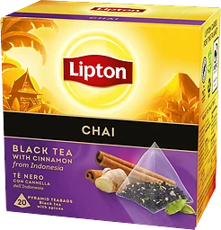 Te Svart Chai Pyramid 20p Lipton