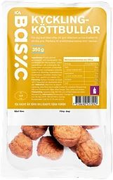 Kycklingköttbullar 350g ICA Basic