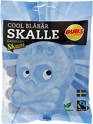 Cool Blåbär Skalle Skum 175g Bubs Godis