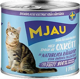 Kattmat Oxkött i paté