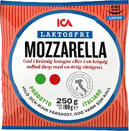 Mozzarella laktosfri 100g ICA