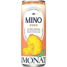 Läsk Zero Citron Persika 33cl Mino