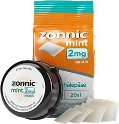 Munhålepulver Mint 2mg 20-p Zonnic