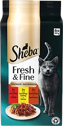 Kattmat Fresh & fine Mix i sås 6-pack