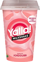 Milkshake Jordgubb 1,4% 200ml Yalla®