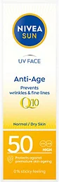 Solskydd för ansikte UV Face Anti Age Q10 Cream SPF50 50ml Nivea Sun