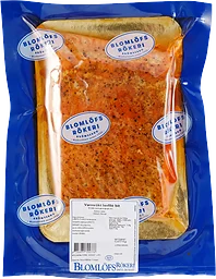 Varmrökt laxfilé portion Citronpeppar 120g Blomlöfs Rökeri