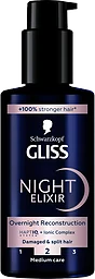 Hårserum Night Elixir Overnight Reconstruction 100ml Gliss Schwarzkopf