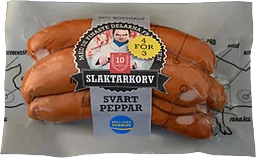 Grillkorv Grov Svartpeppar 360g Slaktarkorv