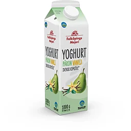 Yoghurt Päron Vanilj 1000g Falköpings Mejeri
