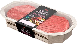 Hamburgare Färska med Bacon 4-p 452g ICA