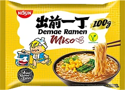 Nudlar Demae Ramen Miso 100g Nissin