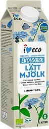 Lättmjölk 0,5% KRAV 1l ICA I love eco