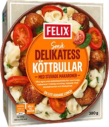 Delikatessköttbullar med stuvade makaroner 380g Felix