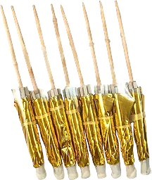 Partyparaply Guld 8pack Happy Party
