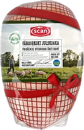 Julskinka Färsk Färdigkokt av hållbarhetsgris  ca 2,4kg Scan
