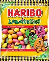 Godispåse Lakritsägg 120g Haribo