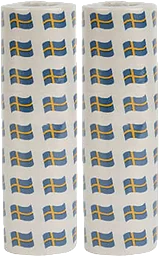 Serpentin Svenska flaggan 2-p
