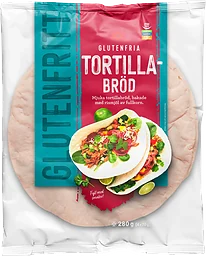 Tortillabröd Glutenfri Fryst 4-p 280g ICA