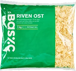 Riven ost 1kg ICA Basic