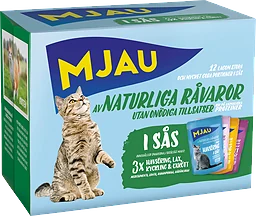 Fisk Kött Sås Multipack Kattmat Våt 12-pack