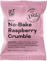 Raspberry No-bake Crumble Bar