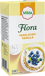 Vaniljvisp 12% Laktosfri 500ml Flora