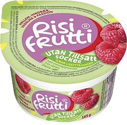 Mellanmål Hallon & Passion Utan tillsatt socker 165g RisiFrutti