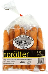 Morötter Eko 1kg Jordnära Produkter i Valbo