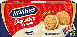 Digestive Creams Mini Vanilla 185g Mc Vities