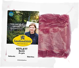 Kotlett Färsk benfri i bit ca 600g Smålandskött