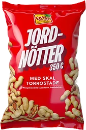 Jordnötter med skal Rostade 350g Exotic Snacks