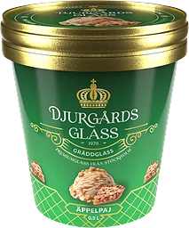Dansk Äppelpaj Gräddglass