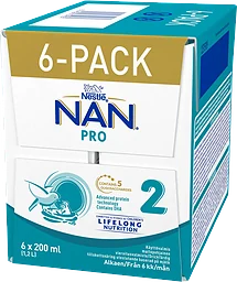 NAN Pro 2 drickfärdig 6m 6-p 1.2l Nestle