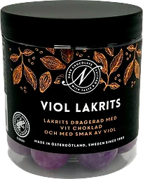 Lakritskulor Viol 150g Narr Chocolate