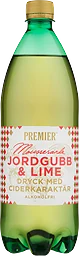 Jordgubb Lime Mousserande Dryck Ciderkaraktär Pet