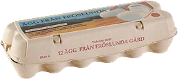 Ägg Frigående inomhus 12-p Fröslunda Lantbruk AB