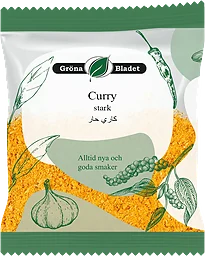 Curry Stark 50g Gröna Bladet