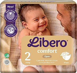 Blöjor Comfort Strl 2 3-6kg 34-p Libero