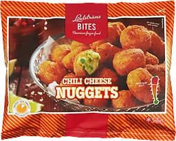 Chili cheese nuggets Fryst 250g Lindströms Bites
