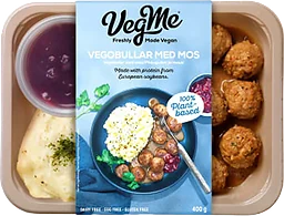 Färdigmat Vegobullar med mos 400g Vegme
