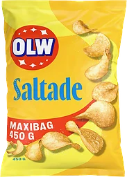 Lättsaltad Chips 450g Olw