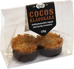 Kladdkaka Cocos 2-pack 130g Dahls Bageri