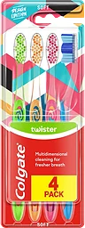 Tandborste Twister Soft 4-p